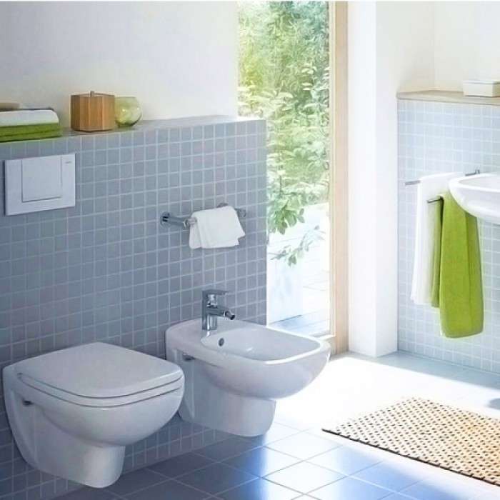 Инсталляционная система Grohe + подвесной унитаз Duravit D-code с крышкой (387720A1)
